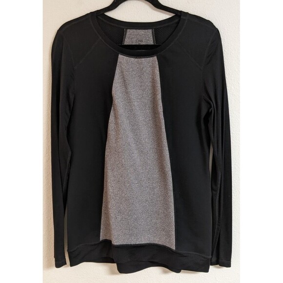 Cabi Women's Style 951 Dynamo Black Gray Long Sleeve Athletic Shirt Size Medium - Picture 2 of 8